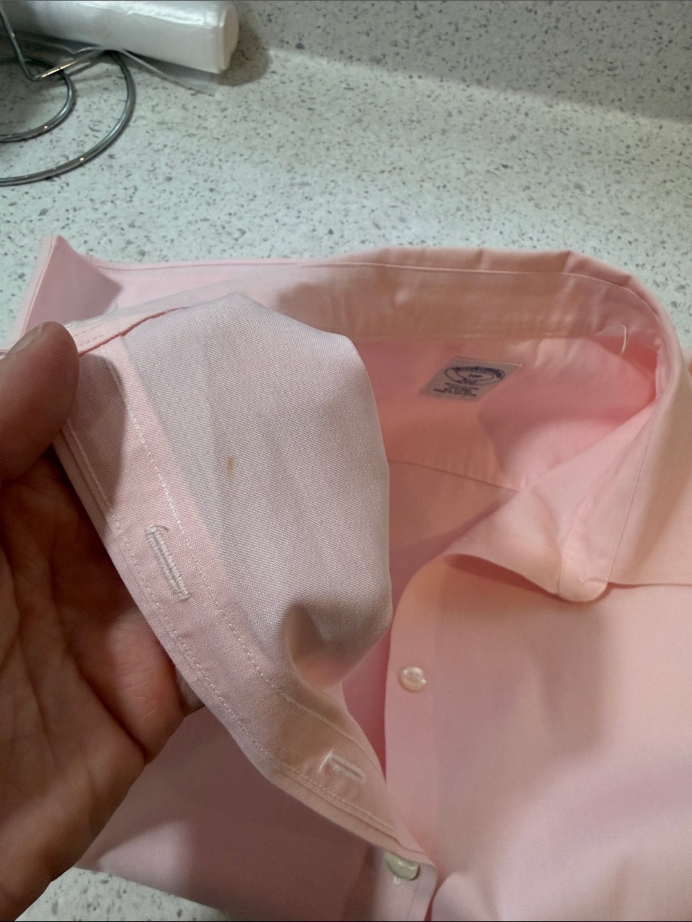 Brooks Brothers Womens Petite 10 Sleeveless Button Down Preppy Shirt Coastal Top - Picture 4 of 8
